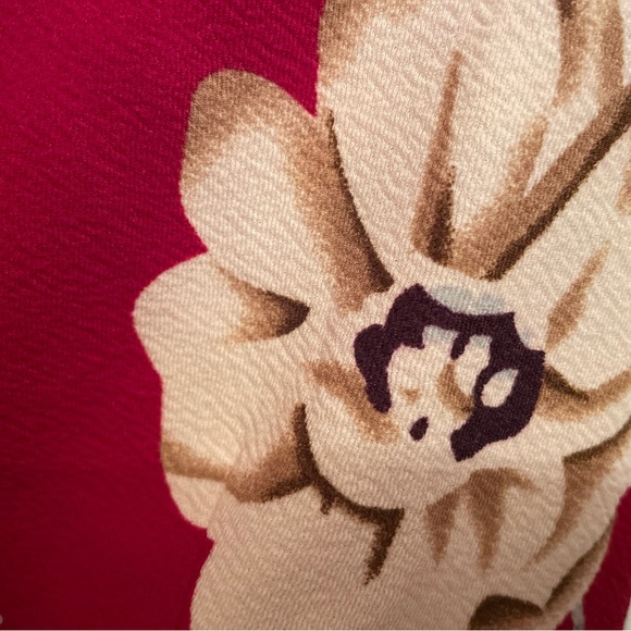 Shien Red Floral Dress - medium fits small/medium NWOT - Picture 6 of 7